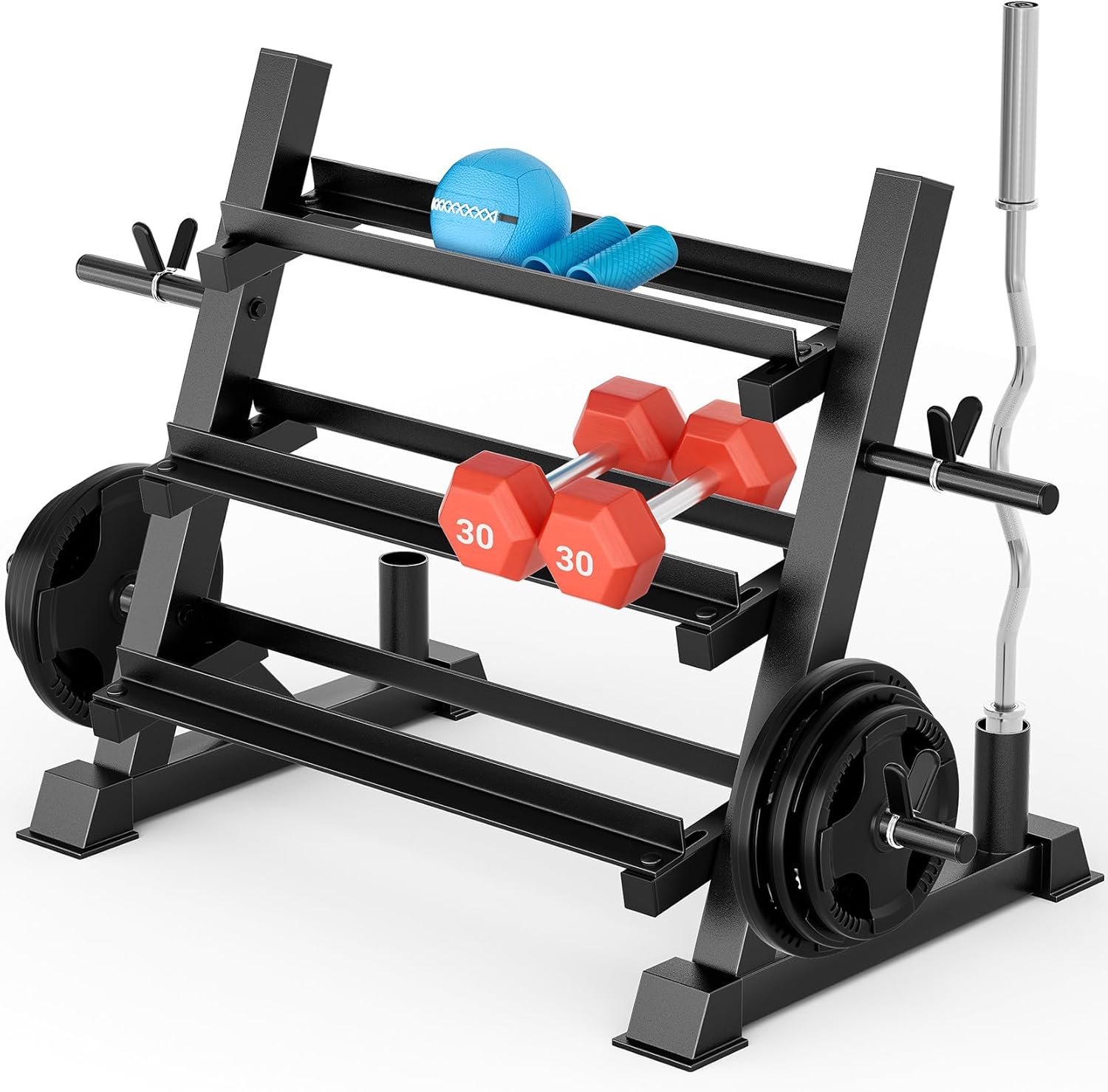 Home Gym Training - حامل دمبل متعدد الوظائف قابل للتعديل