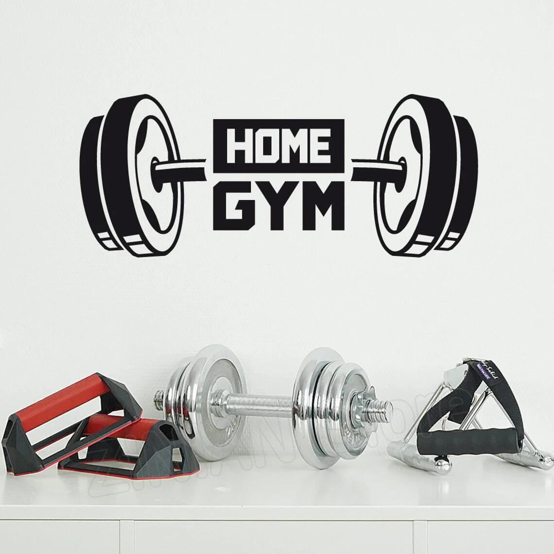 Home Gym Wallpaper - ملصقات الحائط لتزيين الصالة الرياضية واللياقة