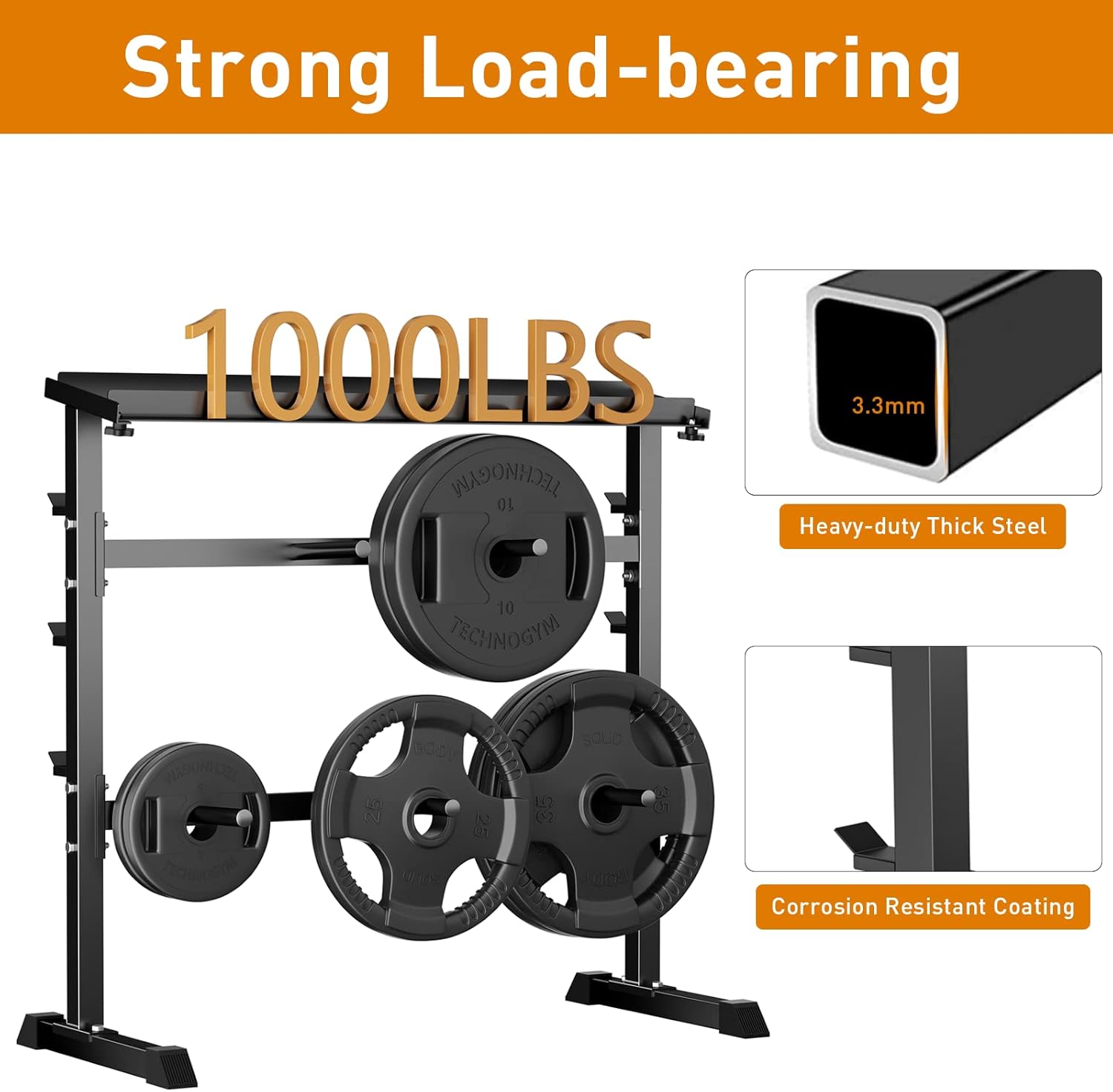 رف تخزين الأوزان لتدريب القوة  - مراجعة Home Gym Training وسعره