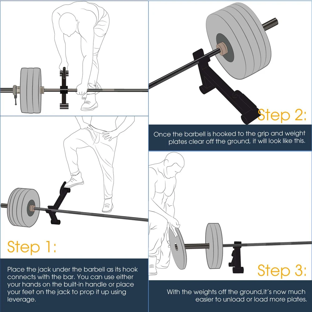 رافعة صغيرة لرفع الأوزان مع مق - مراجعة Deadlift Jack Barbell وسعره