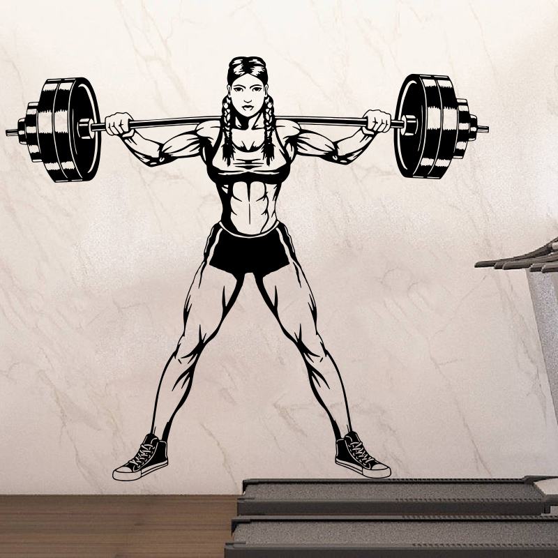 ملصق حائط كبير لصالة الألعاب ا - مراجعة Home Gym Wallpaper وسعره