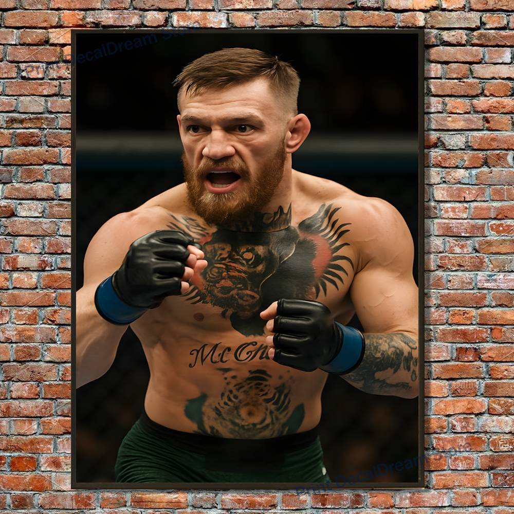 ملصقات جدارية لكونور مكجريجور  - مراجعة Home Gym Wallpaper وسعره