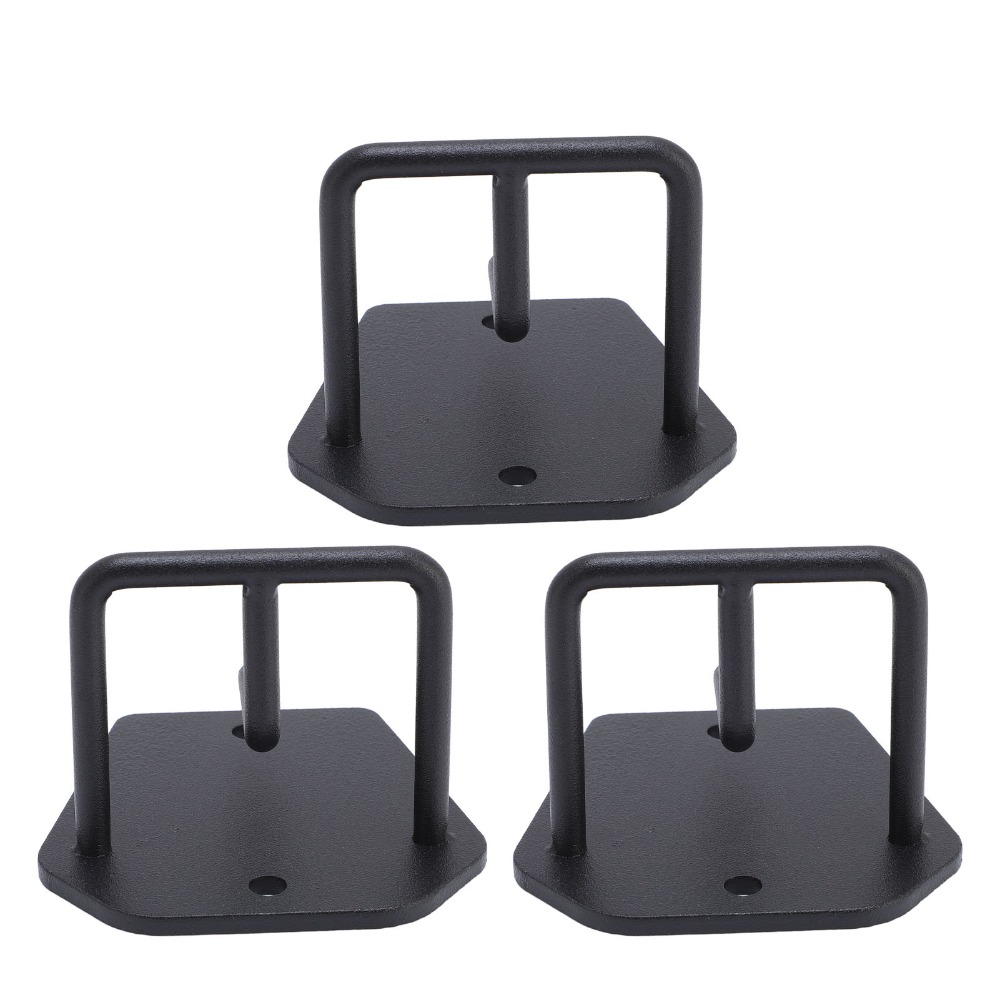 3 قطع من مثبتات الحائط السوداء - مراجعة Home Gym Training وسعره