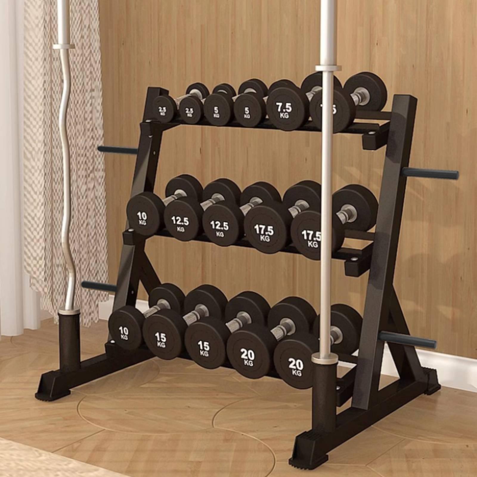رف دمبل بثلاث طبقات لتوفير الم - مراجعة Home Gym Training وسعره