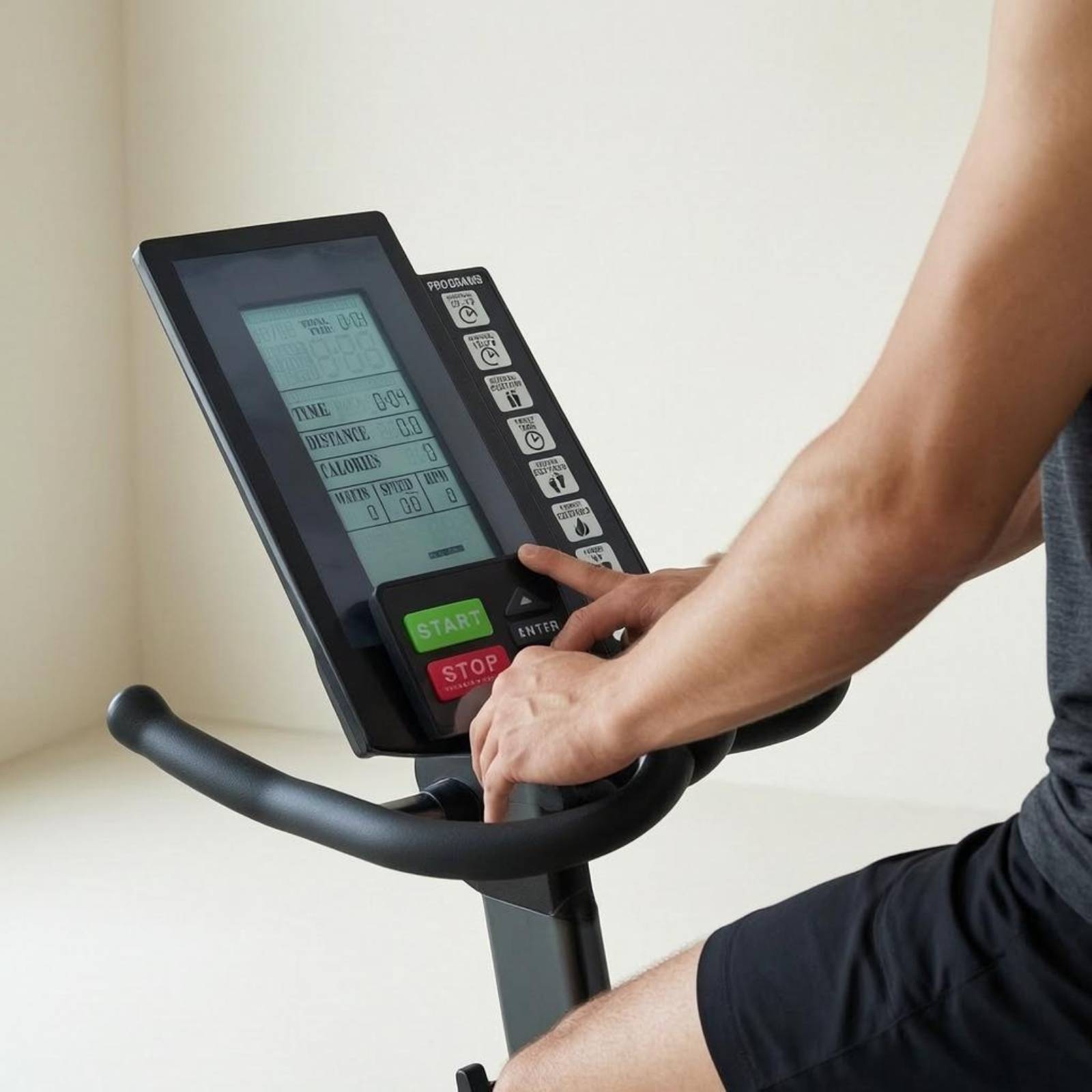 شاشة عرض LCD لدراجة التمارين ا - مراجعة Home Gym Bike وسعره