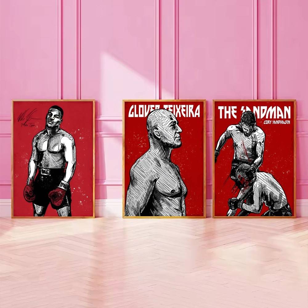 ملصق ورقي لرياضي محارب، صورة م - مراجعة Home Gym Wallpaper وسعره