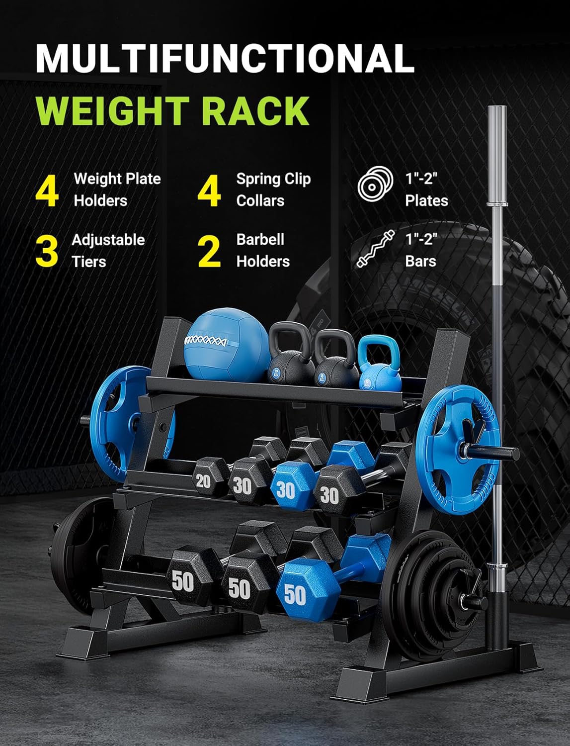 حامل دمبل متعدد الوظائف قابل ل - مراجعة Home Gym Training وسعره