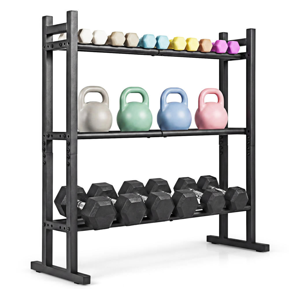 حامل أثقال ثلاثي الطبقات شديد  - مراجعة Home Gym Training وسعره