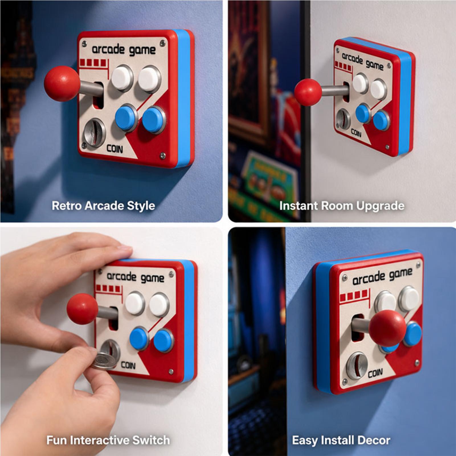 غطاء مفاتيح إضاءة بتصميم ألعاب - مراجعة Home Gym Decor وسعره