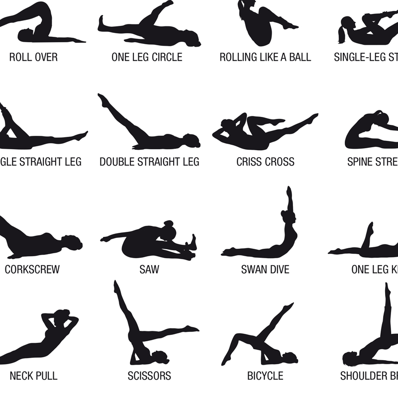 ملصق لوحة تدريبات البيلاتس بدو - مراجعة Home Gym Decor وسعره