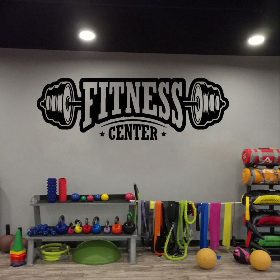 الصالة الرياضية الفينيل ديكور  - مراجعة Home Gym Wallpaper وسعره