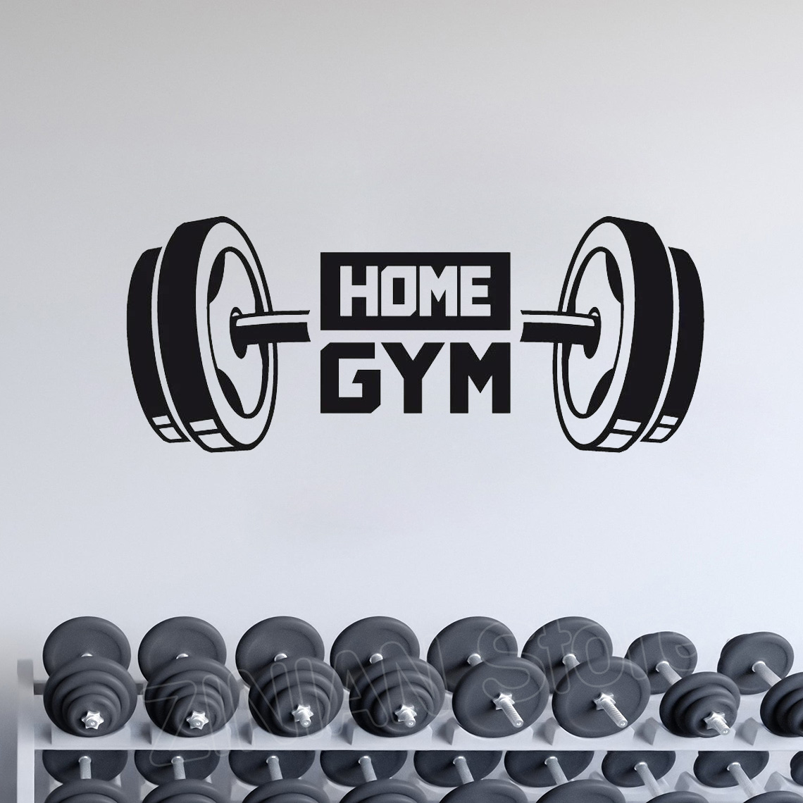 ملصقات الحائط لتزيين الصالة ال - مراجعة Home Gym Wallpaper وسعره